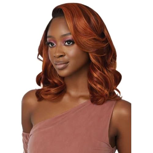 Outre Lace Front Wig - Perfect Hair Line 13X4 - Jeannie (JET BLACK 1)