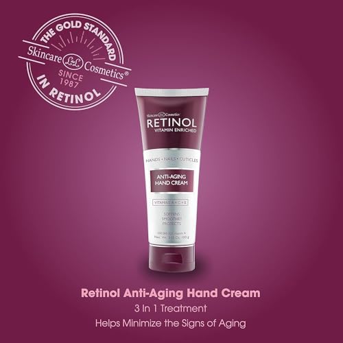 Retinol Anti-Aging Hand Cream ? The Original Retinol Brand For Younger Looking Hands ?Rich, Velvety Conditions & Protects Skin, Nails & Cuticles ? Vitamin A Minimizes Age¡¯s Effect on Skin