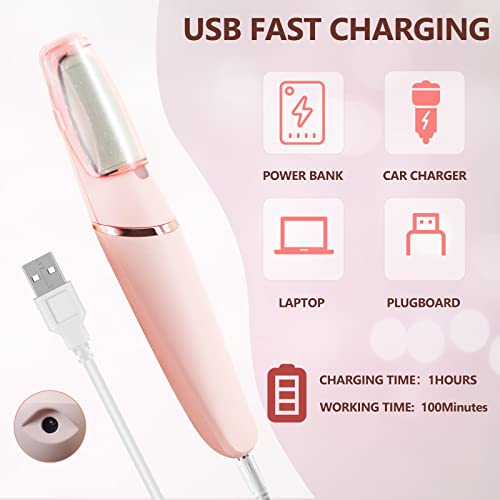 Electric Callus Removers for Feet, Haootadiy Electric Foot Callus Remover Pedicure Kits Rechargeable with12 in 1, Removes Dry Skin for Smoother Feet, Foot Care for Dead Skin Ideal Gift