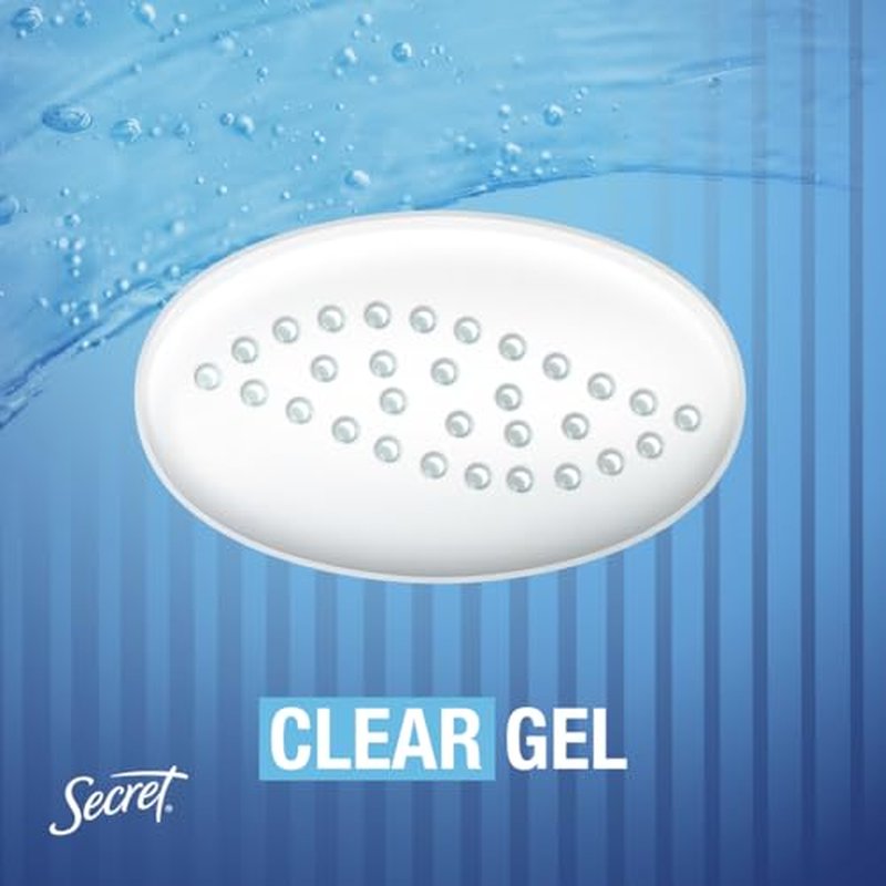 Secret Outlast Clear Gel Antiperspirant Deodorant for Women, Completely Clean, 2.6 oz (Pack of 4)