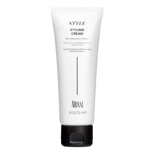 ALOXXI Ultra Hydrating Hair Styling Cream Smoothing Cream with Kokum Butter and Buriti Oil for Thick, Shiny Hair, 3.4 Oz
