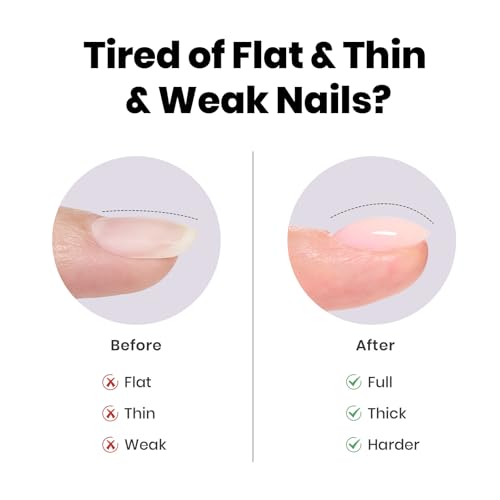 Beetles Builder Gel for Nails-3 Colors 9 in 1 Nail Extension Sculpting Building Clear Nude Pink Hard Gel Kit with Base Top Coat for Pros Women,UV & LED Lamp Cured Needed