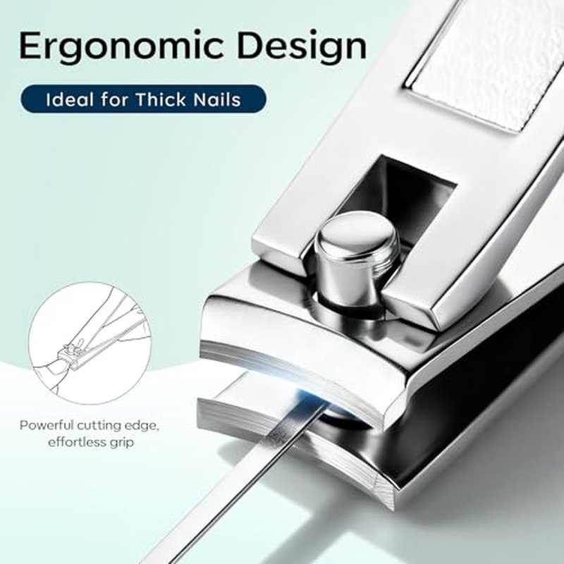 FAMILIFE Manicure Kit for Women, Professional Manicure Set Nail Clippers Set 11 in 1 Stainless Steel Pedicure Tools Nail Kit Men Grooming Tool with Portable Green Travel Case for Home, Travel