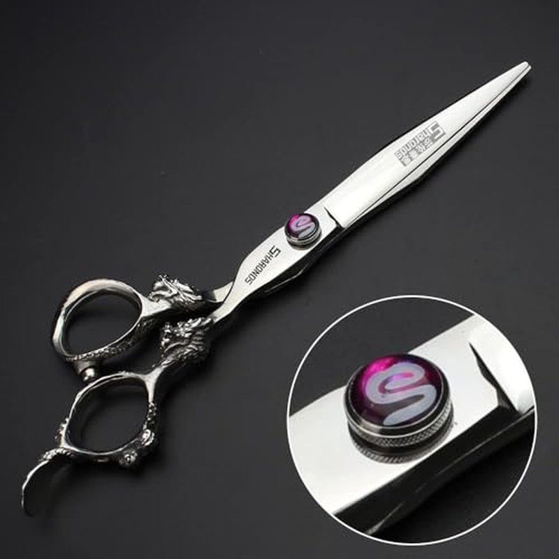 7/8/9inch professional hairdressing scissors silver high hardness 400c stainless steel beauty shop barber shop salon special tools (7-inch 3pc)