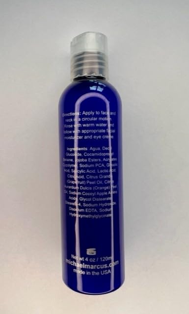 Jojoba Facial Cleanser - Hydrating Grapefruit & Orange Extract | 4 fl oz - Cruelty-Free & Paraben-Free
