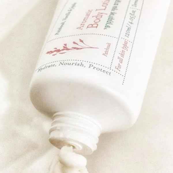 Lavido - Aromatic Natural Body Lotion (Patchouli, Vanilla & Jojoba) (4 fl oz | 120 ml)