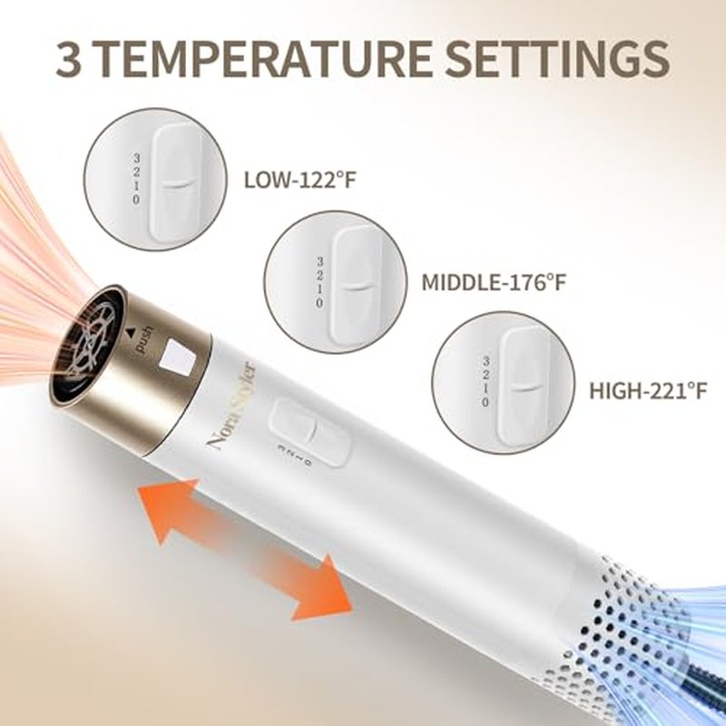 5-in-1 Multistyler Pro, Hot Air Styler for Curling, Straightening, Volumizing, All Hair Types