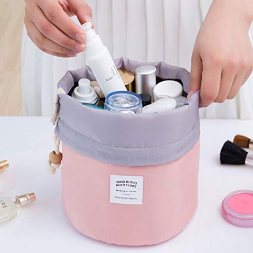 INVODA Drawstring Cosmetic Bag 8PCS Travel Makeup Bag for Women Toiletry Bag Portable Drawstring Make up Organizer Bag for Travel (8PCS)