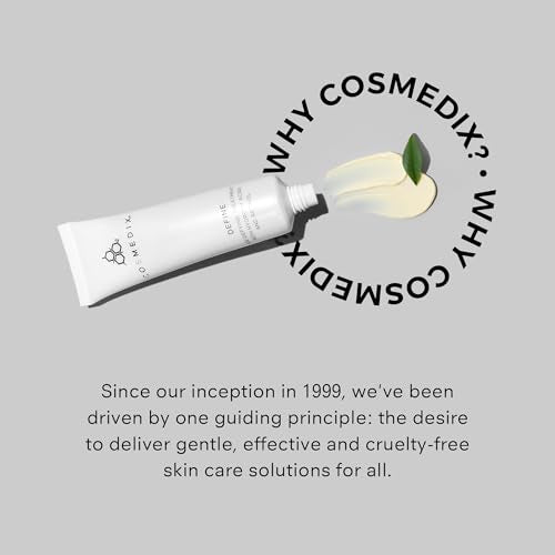 COSMEDIX Define Anti-Aging Face Cream with Hydroxy Acid & Retinol Complex - Age-Defying Facial Moisturizer for Fine Lines, Wrinkles & Uneven Skin - Lightweight PM Facial Treatment for All Skin Type