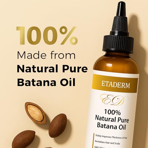 Raw Batana Oil for Hair Growth - Natural Hair Growth Oil & Hair Care Solution for Stronger, Thicker Hair - Stimulates Regrowth, Nourishes & Repairs Damage - Miskito & Honduran Hair Formula