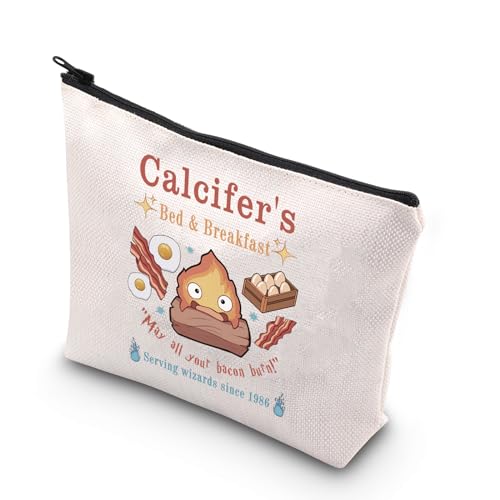 TSOTMO Calcifer's Bed & Breakfast Tote Bag Anime Lover Gift for Women Mother Best Friend