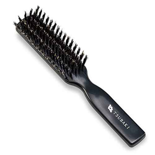 Generic Natural Boar Bristle Hair Brush [Made in Japan] with Camellia Oil, Soft Bristles [Hair Brush], Premium Quality for All Hair Types