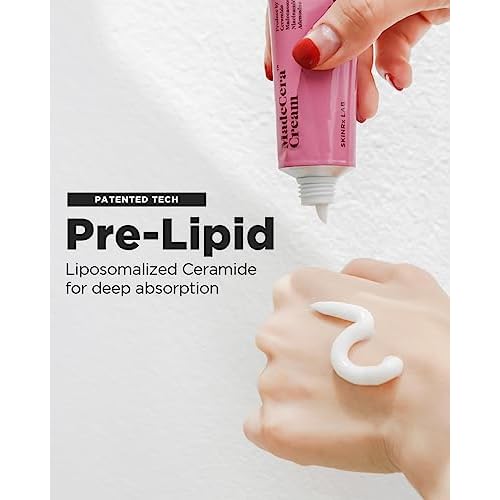 SKINRxLAB Made Cera Cream - Acne & Redness Relief Face Moisturizer, Sebum Control, Improving Skin Barrier with Ceramide and Madecassoside, Anti-Aging and Pore Minimizing Face Cream, 1.69 fl.oz.