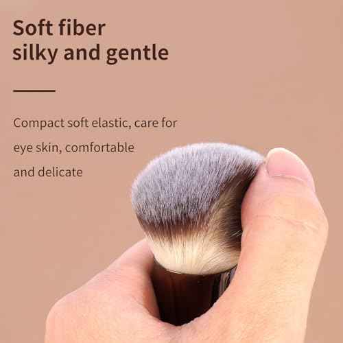 MAANGE Makeup Brushes 16 Pcs Premium Synthetic Makeup Brush Set Foundation Brush for Liquid Powder Concealer Precision Eyeshadows Blending (Coffee)