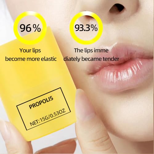 Honey Lip Butter, 12hrs Long-lasting Moisture, Gentle Exfoliation, Hygienic Twist Dispenser,korean skin care