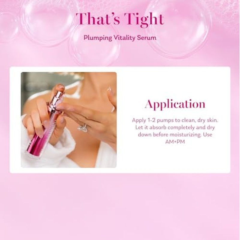 Parivie That¡¯s Tight Plumping Vitality Serum with inPHinite Youth Technology ? Visibly reduces fine lines and wrinkles and improves skin's bounce - 1.7 fl oz