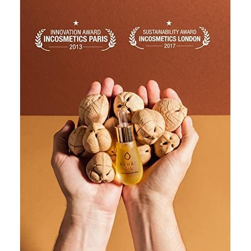 Kahai Oil Natural Anti Aging Face & Body Oil 100% Pure Cacay Cold Pressed Reduce Wrinkles & Fine Lines, Firms Skin, Elasticity Deep Hydration For Face, Neck, Decollete, Hands, Hair All Skin Types 30ml