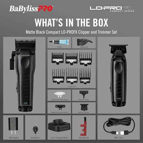 High-Performance Compact LO-PROFX Trimmers for Men
