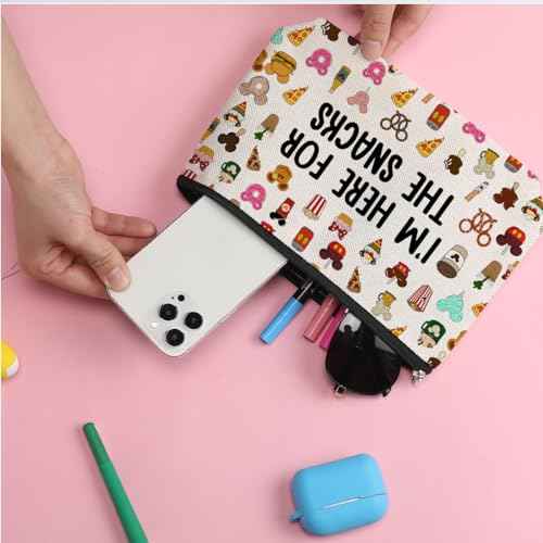 Cartoon Mouse Makeup Bag Cosmetic Bag Zipper Pouch Funny Cute Mouse Themed Gifts Animal Lover Gifts Friendship International Nurses Day Birthday Gift for Women Girl Sister Friend Bestie