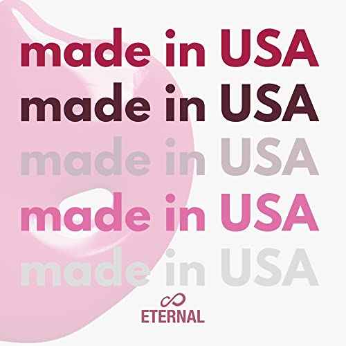 Eternal Red Nail Polish Set for Women (ROSE ALL DAY) - Pink Nail Polish Set for Girls - Long Lasting & Quick White Nail Polish for Home DIY Manicure & Pedicure - Made in USA, 13.5mL (Set of 5)