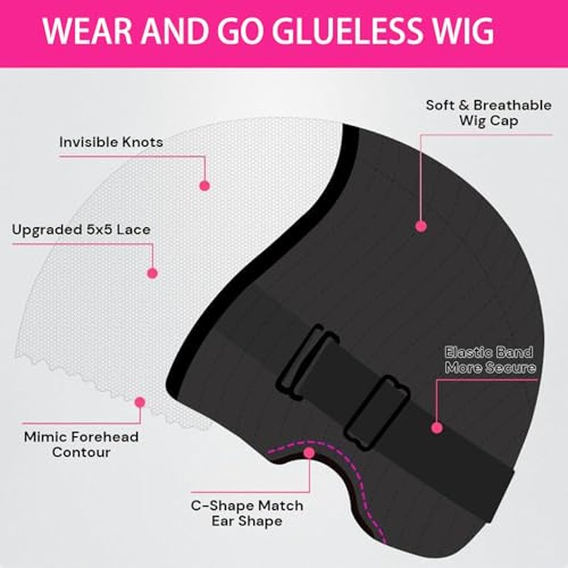 5x5 Wear and Go Glueless Bob Wig Human Hair HD Lace Closure Straight Bob Wig for Beginners 12 Inch Short Bob Glueless Wigs 220% Density Pre Cut Free Part for Women