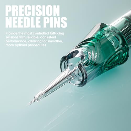 Dragonhawk Yue Magnum Tattoo Needles - 20Pcs 1207M Disposable Tattoo Cartridge Needles Color Packing Professional Tattoo Supplies for Rotary Pen Machine Gun