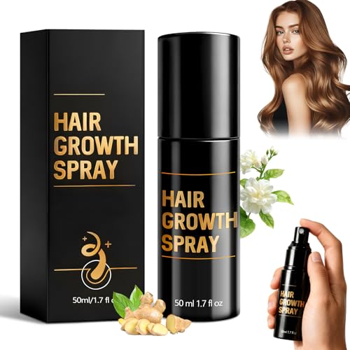 Hair Growth, Hair Growth Spray, Promotes Thicker, Fuller Hair, Suitable for All Hair Types, Hair Thickening Spray with Natural Ingredients (1 Count)