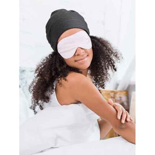 Sintege 6 Pcs Satin Lined Bonnet Sleep Cap for Women Men African Silk Soft Beanie Hair Sleep Wrap for Natural Curly Braids(Exquisite Patterns)