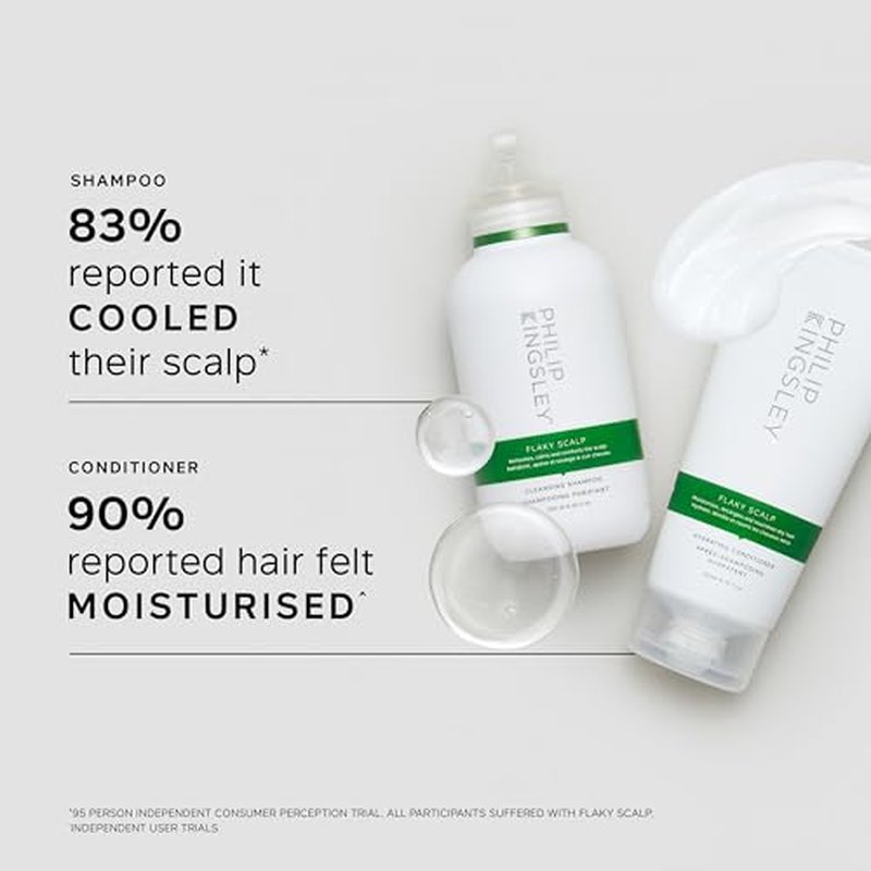 Flaky Scalp Shampoo and Conditioner Set for Dry Scalp Cleansing Hair Products Soothing, Soothes and Calms