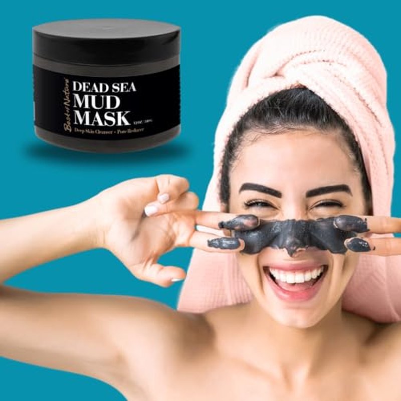 Best of Nature 100% Pure Dead Sea Mud ? Natural Detoxifying Facial & Body Mask ? Deep Cleansing for All Skin Types ? 6.5 oz Jar