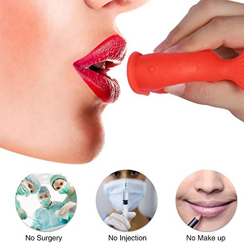 Silicone Lip Plumper,Lips Enhancer Plumper Device,Eco-Friendly Reusable Silicone Lip Plumping Device Enhancer,Lip Filler, Quick Lip Trainer for Women Girls
