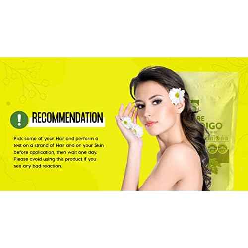 Henna Cosmetics Indigo Powder Natural Hair Dye Kit | Organic Black 100 Grams (3.52 Ounces)