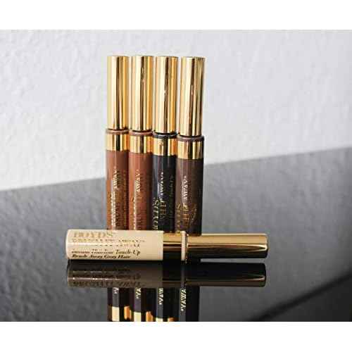 Boyd¡¯s Brush It Away | Grey Hair Root Touch Up for Women & Men | Temporary Hair Color Mascara | Quick-Dry Water-Resistant Concealing Formula | Blonde