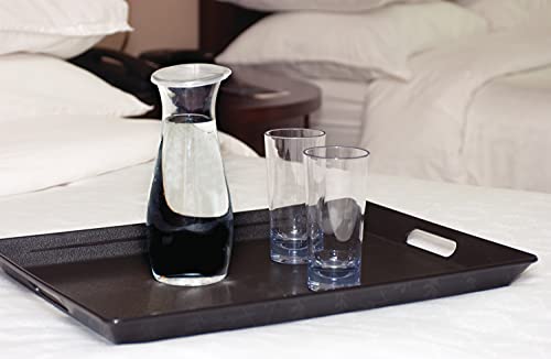 Carlisle FoodService Products 7090207 Cascata Carafe Juice Jar Beverage Decanter Only, Plastic, 1 L, Clear