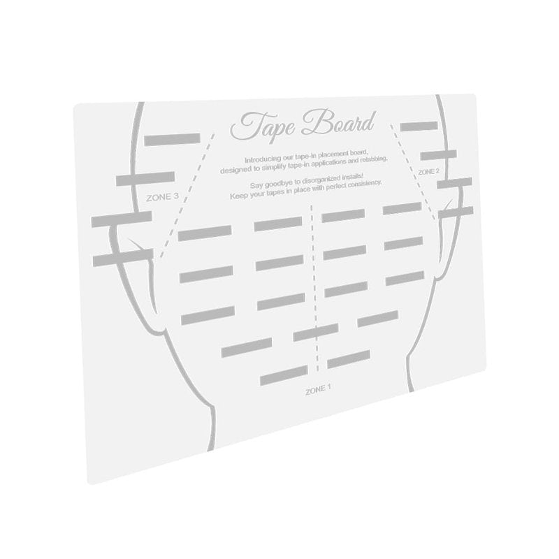 Tape Placement Board - 25 Clips Acrylic Hair Extensions Hanger | Hair Display Holder Rack for Styling and Hairdressing