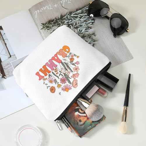 Grammy Gift Ideas Grandma Gifts Cosmetic Bag Gifts for Grandma Women Granny Gigi Makeup Bag Travel Organizer Grandmother Gifts Grammy Appreciation Gifts Mothers Day Retirement Grandma Birthday Gifts