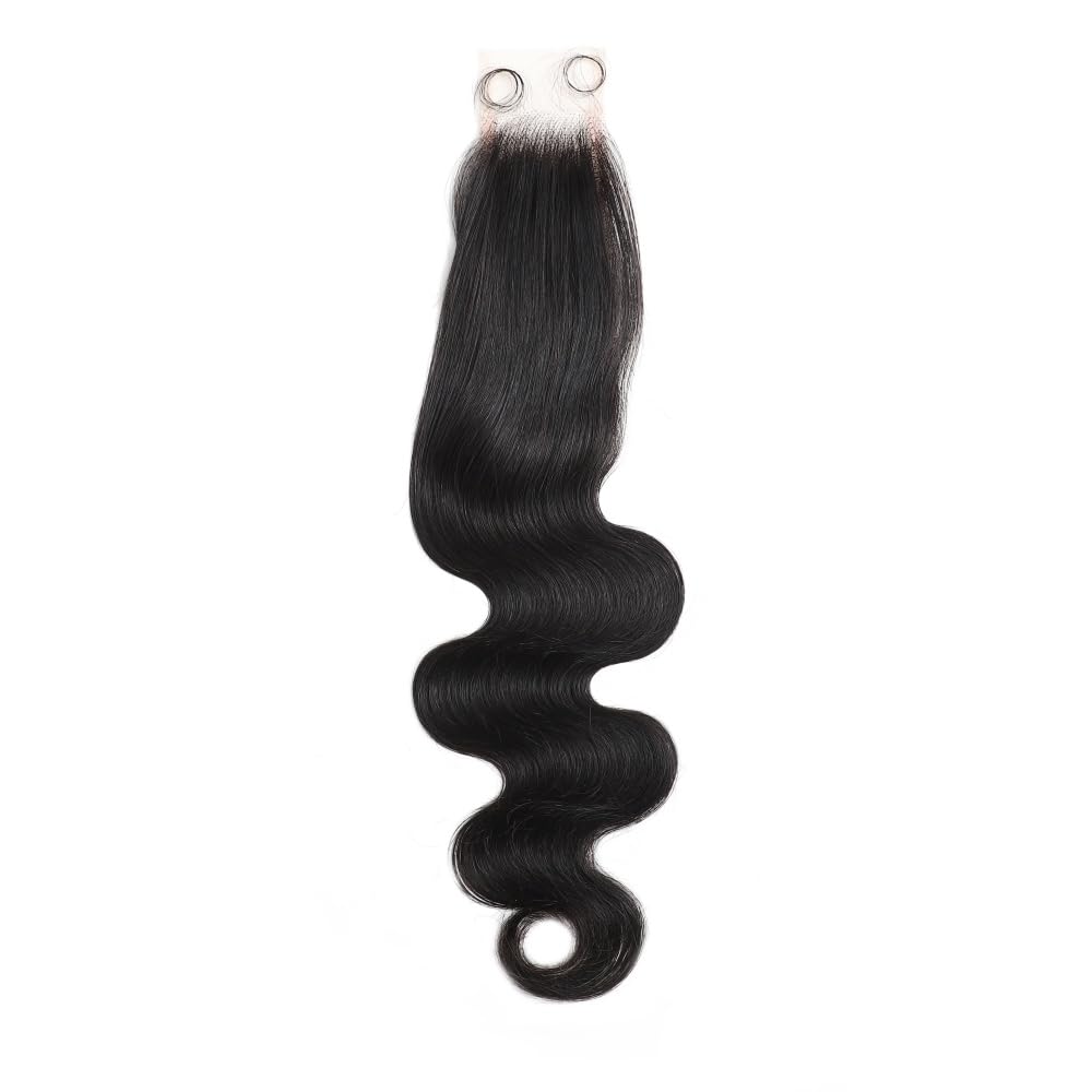 HD Transparent Lace Closure - Body Wave 100% Virgin Human Hair | 16 Inch, Pre-Plucked Natural Hairline