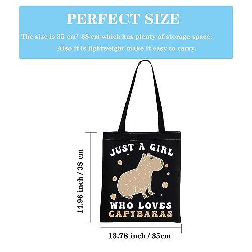 Capybara Lover Accessories Giant Cavy Rodent Gift Animals Theme Gift Just Who Loves Capybaras Cosmetic Bag