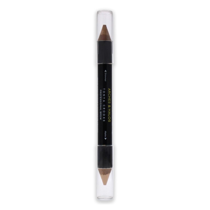 Arches & Halos Brow Highlighting and Concealer Crayon - Light - Shaping and Shimmer Eyebrow Stick and Highlighter Duo - Soft, Ultra Creamy Formula - Define, and Sculpt for Sharp Brows - 0.176 oz