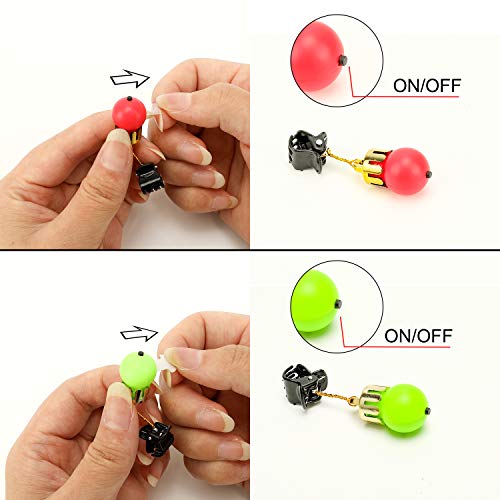 Konsait 20pcs Beard Ornaments Christmas Light Up Facial Hair Baubles Jingle Bells Beard Clips Beard Bulbs for Ugly Sweater Party Christmas Office Social Events New Year Festival Gift Christmas Decor