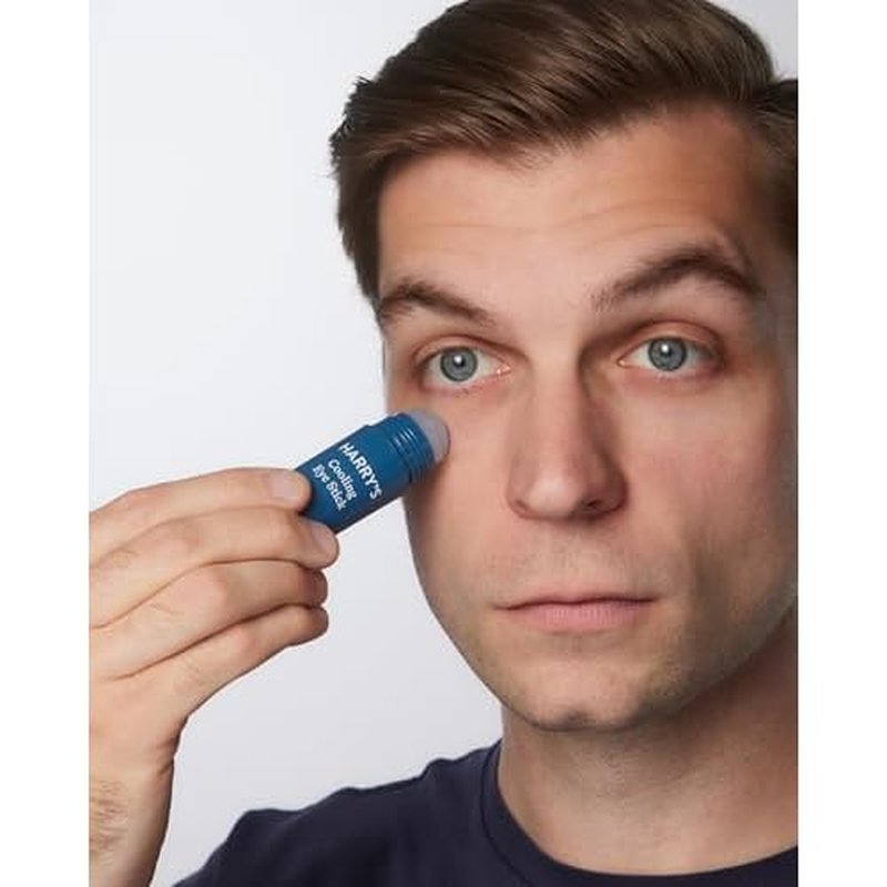 Harry's Cooling Eye Kit for Men - Gua Sha Depuffing Facial Massage Tool and 2 Cooling Eye Sticks