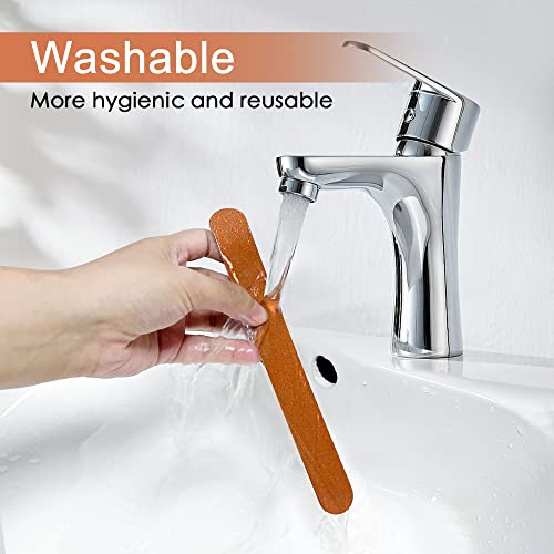 Canvalite Nail File Large Emery Boards for Nails,180 Grit Nail Files for Natural Nails, Thin Emory Nail File Pack Manicure Tool for Home Use 12PCS