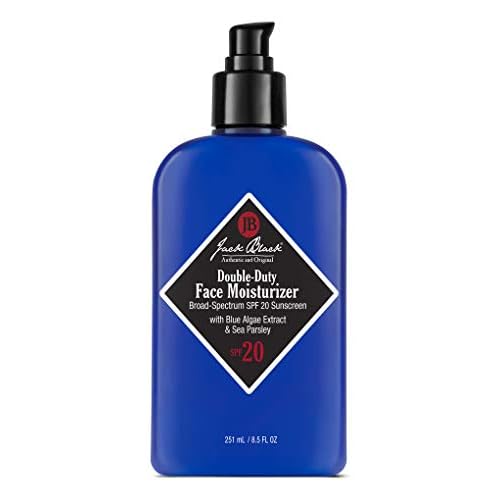 Jack Black Double Duty Face Moisturizer SPF 20 Sunscreen Face Moisturizer for Men, Mens Face Moisturizer, Mens Face Lotion, Face Lotion for Men, Mens Lotion SPF, Gifts for Men