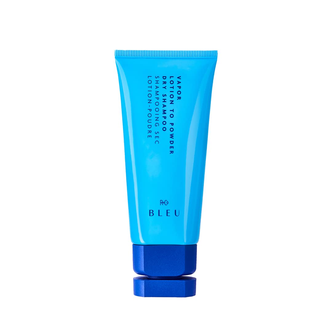 R+Co BLEU Vapor Lotion to Powder Dry Shampoo | Weightless Formula, Residue-Free + Touchable Dry Shampoo | Vegan, Sustainable + Cruelty-Free | 3 Oz