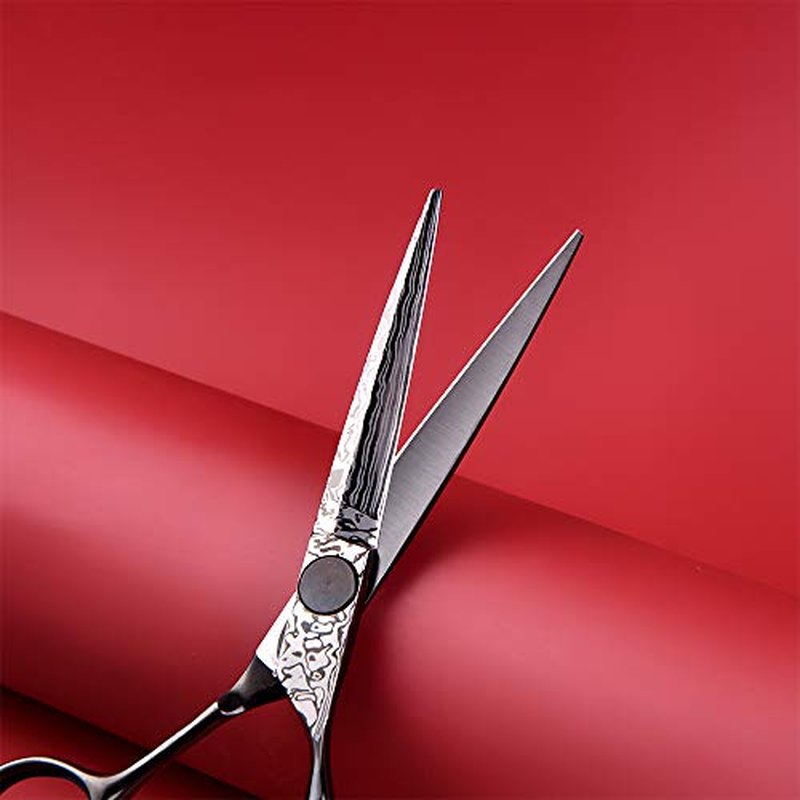 High End Hair Scissors Professional Hair Cutting Scissors Thinning Shears Kit 6" Premium Barber Supplies/Accessories Japanese VG-1 SS Steel Barber Scissors Tijeras de Peluqueria Profesional