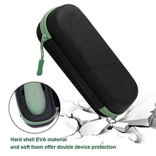 Yewltvep Case for Meridian Shaver, Hard Bags Compatible with MANSPOT Groin Hair Trimmer Without Recharge Dock, Storage Case for Meridian Trimmer with Shockproof Detachable Insert Foam