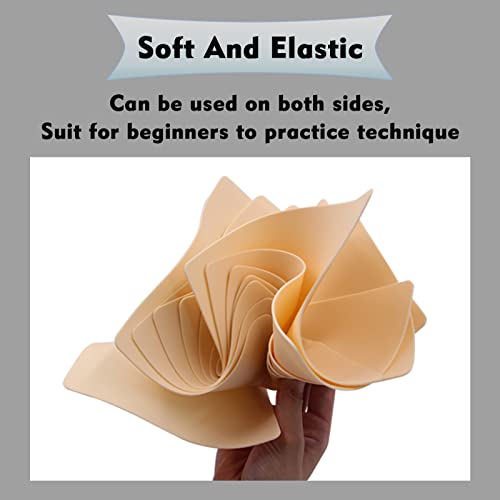 Rayyl 20PCS Tattoo Practice Skin with Transfer Paper Kit - Includes 5PCS Tattoo Practice Fake Skin and 15PCS Transfer Paper for Beginners & Experienced Artists¡¦