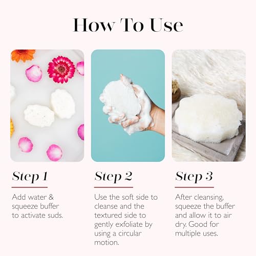 SPONGELL? Pedi-Buffer - Cleanse, Exfoliate & Polish Feet - Beach Grass