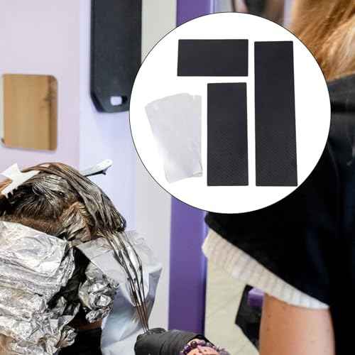 3 Pieces Hair Dye Boards Balayage Board Highlighting Tools for Hairdresser Hair Highlighting Board with Foil Sheet for Salon