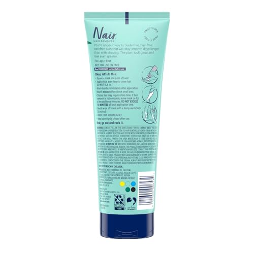 Nair Hair Remover Seaweed Leg Mask, Depilatory, 8 Oz Bottle